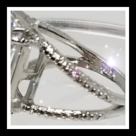 💍'12CT' EMERALD RADIANT CUT DIAMOND RING💎6,7.5,8 - Picture 4 of 5